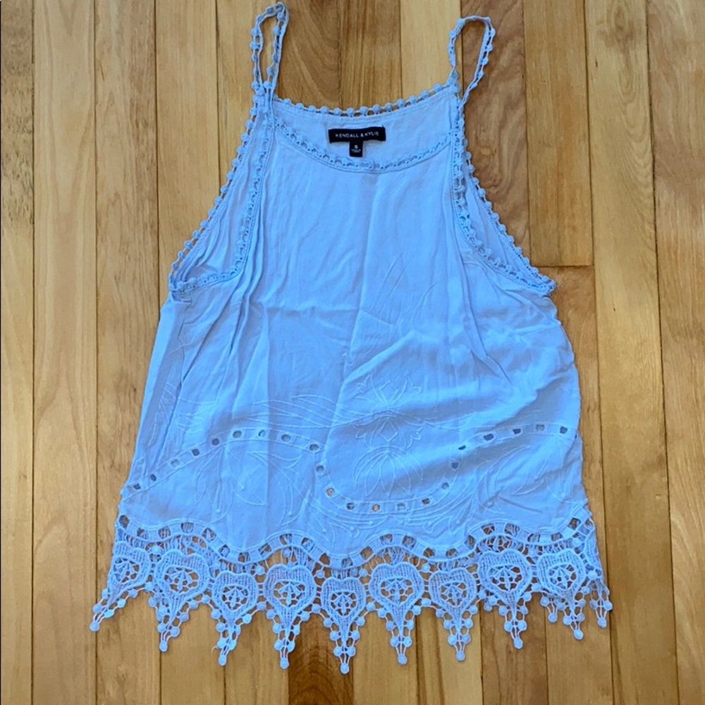 Kendall $ Kylie Light Blue Tank